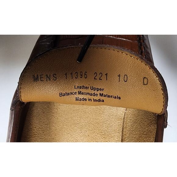 Florsheim Men's Brown Dress Loafer Shoes Size 10D - Picture 5 of 16